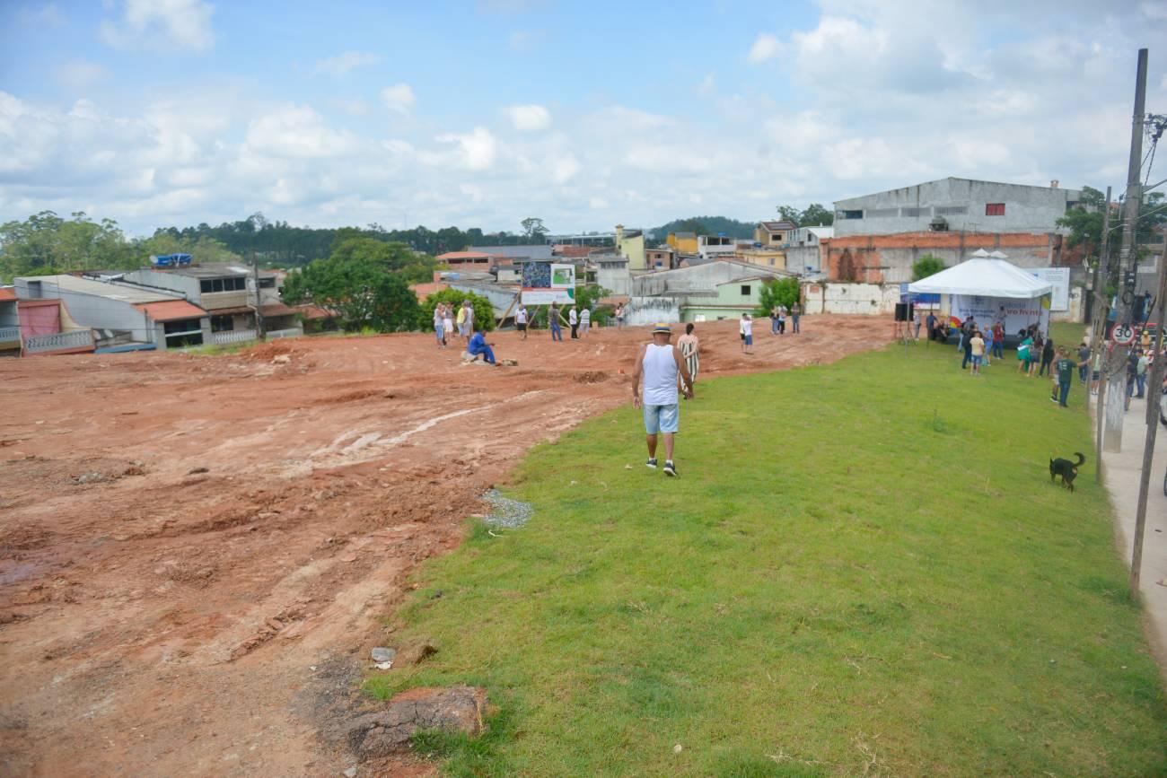 Nova praça no Jardim das Oliveiras vai beneficiar 5 mil moradores em São Bernardo