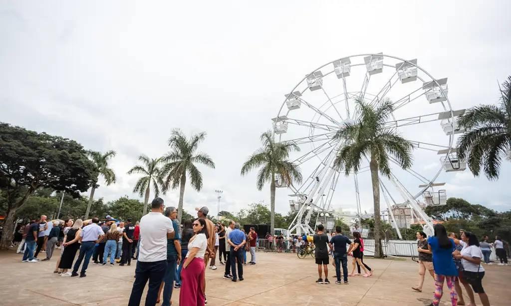 São Bernardo lança programa Viva SBC e inaugura segunda roda-gigante