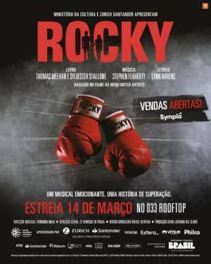 Del Claro Produções traz ao Brasil o Musical Rocky em curta temporada no 033 Rooftop