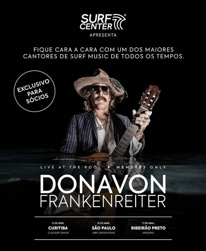 Donavon Frankenreiter faz turnê exclusiva para sócios Surf Center em abril