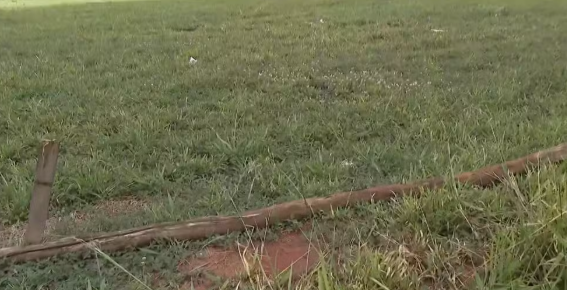 Ladrões armam 'emboscada' com estacas de madeira para roubar carro de motorista de aplicativo em Uberlândia