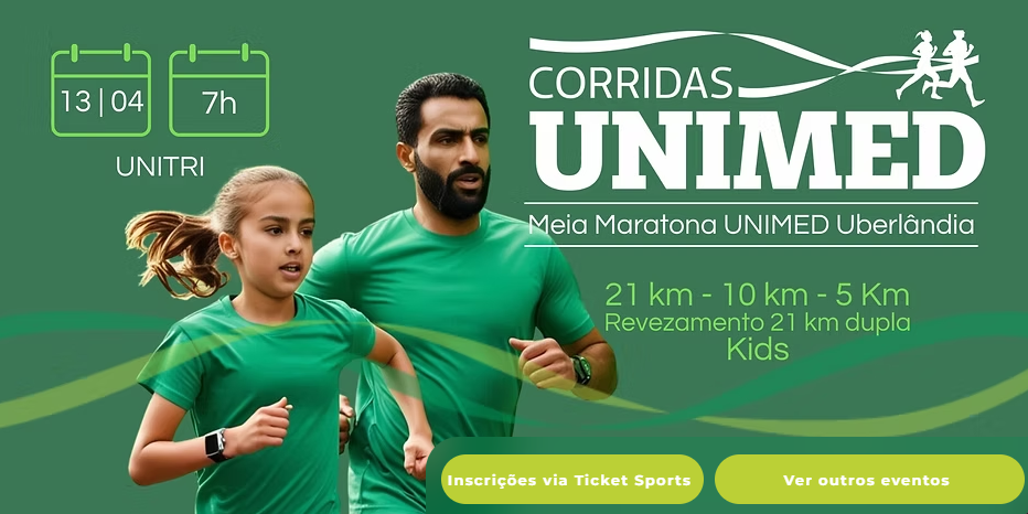 Meia Maratona Unimed Uberlândia alia esporte, solidariedade e hábitos saudáveis
