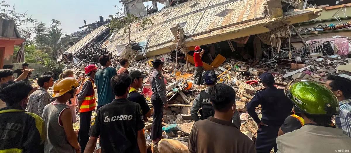 Mianmar sofre novos terremotos em meio aos resgates