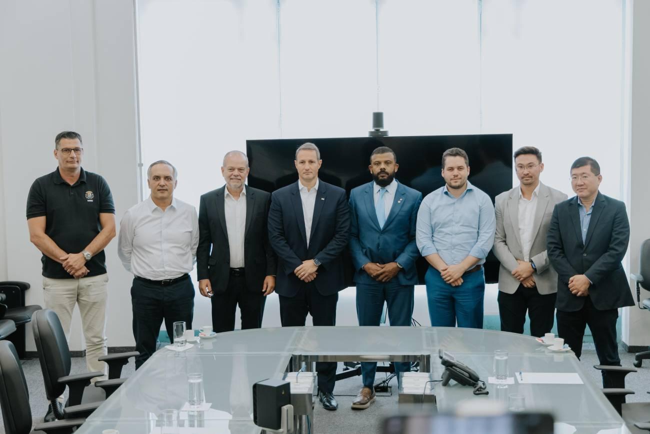 Prefeitos do Consórcio ABC se reúnem com secretário de Segurança Pública do Estado para tratar da adesão ao programa Muralha Paulista