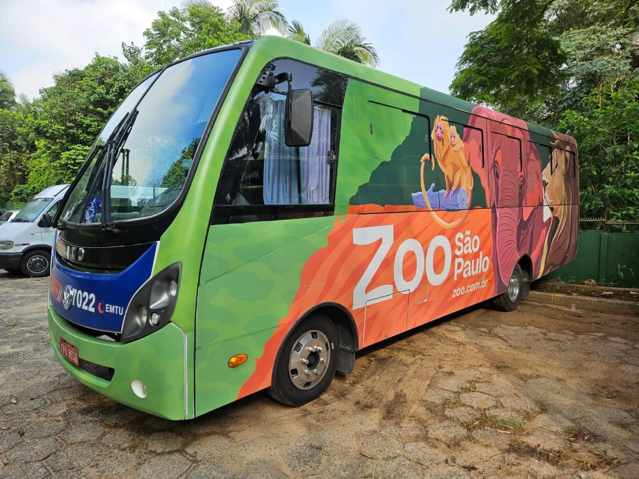 Vá ao Zoológico de SP com transporte público temático