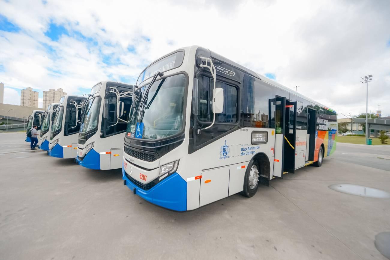 Com 20 novos ônibus, São Bernardo avança na modernização da frota de transporte público
