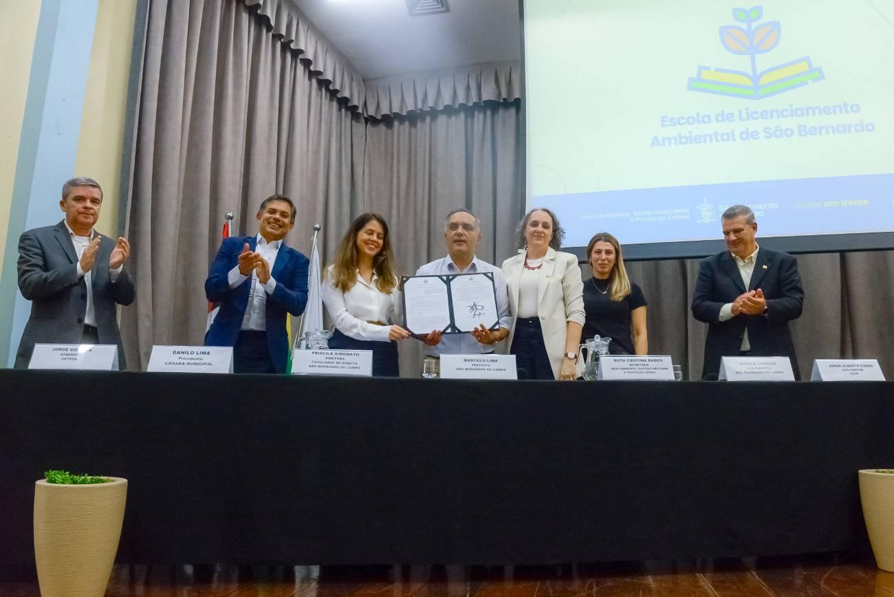 Com 55% do território em área de proteção de mananciais, São Bernardo lança Escola de Licenciamento Ambiental