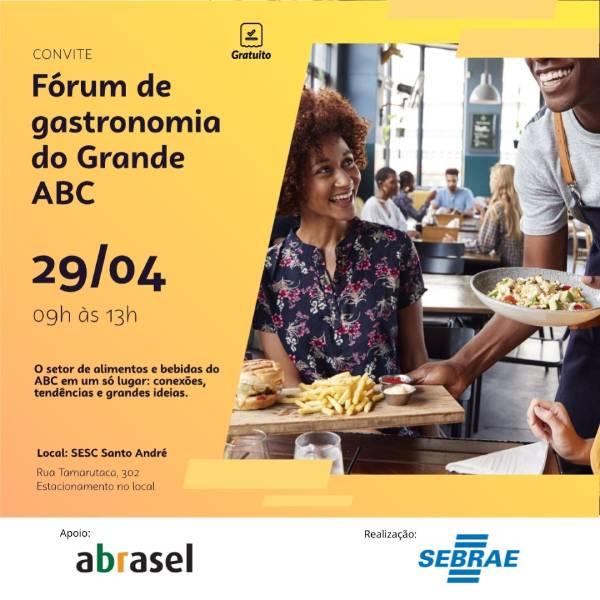 Fórum de Gastronomia do Grande ABC reúne especialistas e grandes marcas para impulsionar negócios no setor de Alimentos e Bebidas