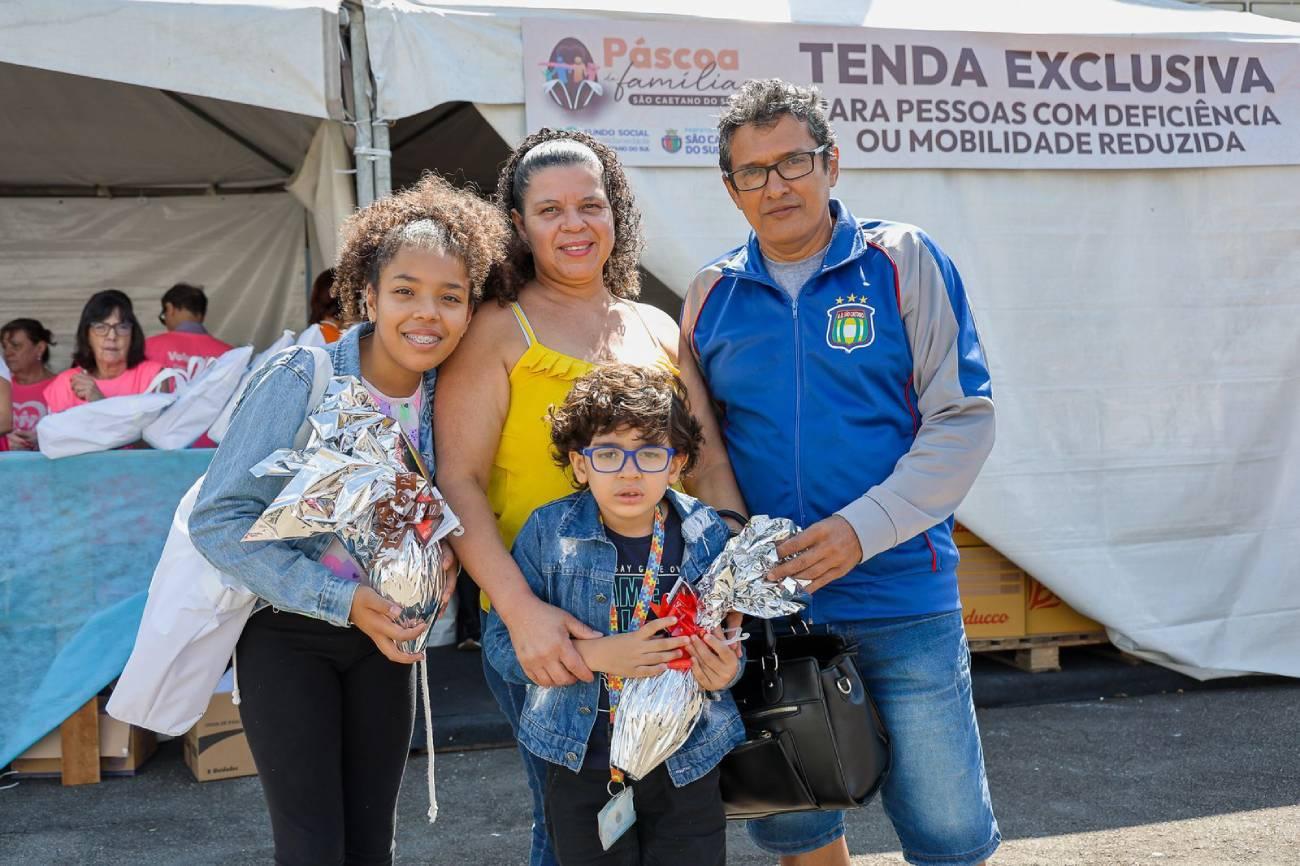 Mais de 9 mil famílias participam da primeira edição da Páscoa da Família em São Caetano