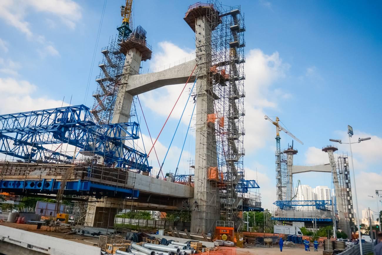 Nova etapa do Viaduto Estaiado Robert Kennedy marca 100 dias de gestão com avanço na mobilidade urbana de São Bernardo