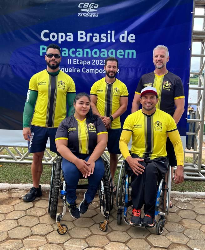 Paracanoagem de São Bernardo conquista medalhas na II Etapa da Copa do Brasil