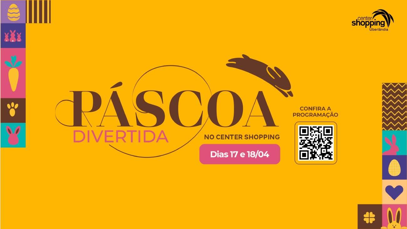 Páscoa do Center Shopping Uberlândia tem chegada do Sr. Coelho, caça aos ovos e muito mais