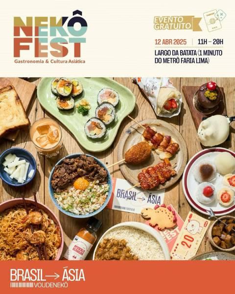 Sakura celebra gastronomia e cultura asiática no NekôFest 2025