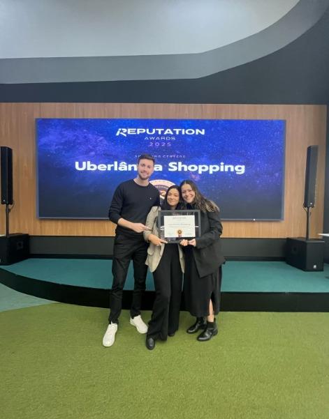 Uberlândia Shopping recebe prêmio Reputation Awards 2025