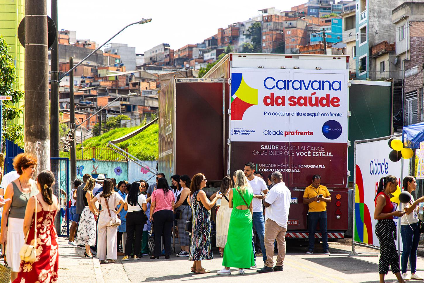 Edição especial da Caravana da Saúde leva ação contra tabagismo e vacinação ao Parque Raphael Lazzuri, em São Bernardo