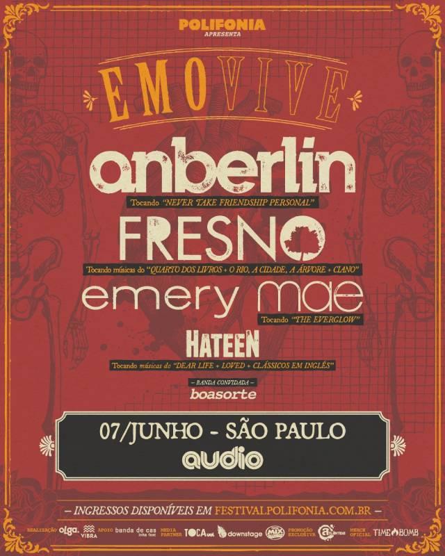 Festival EMO reúne grandes nomes em São Paulo