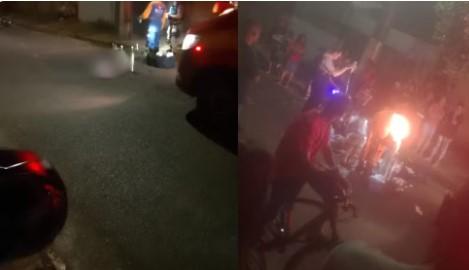 Passageira de moto morre em acidente em Uberlândia; motorista do carro tentou fugir e foi preso