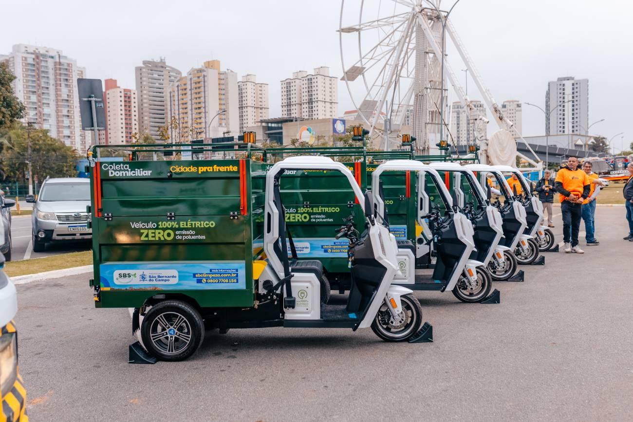 Recicla Day mobiliza moradores de São Bernardo e marca entrega de novos triciclos elétricos para reforçar coleta seletiva