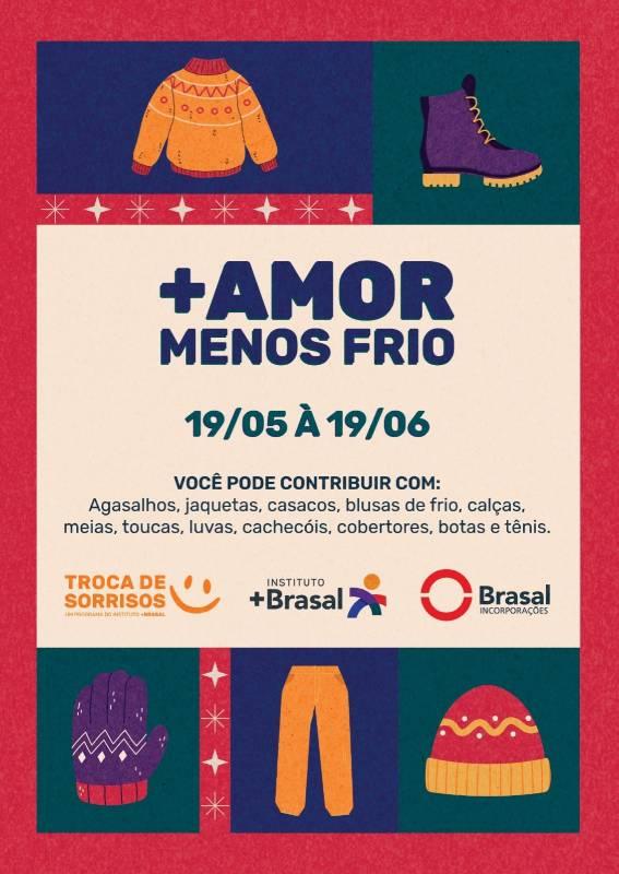 Brasal promove campanha de arrecadação de agasalhos e cobertores em prol da Casa Santa Gemma