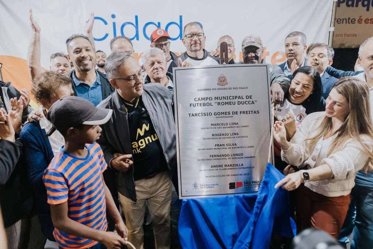 Campo do Taboão é reinaugurado à população com integração à Praça-Parque