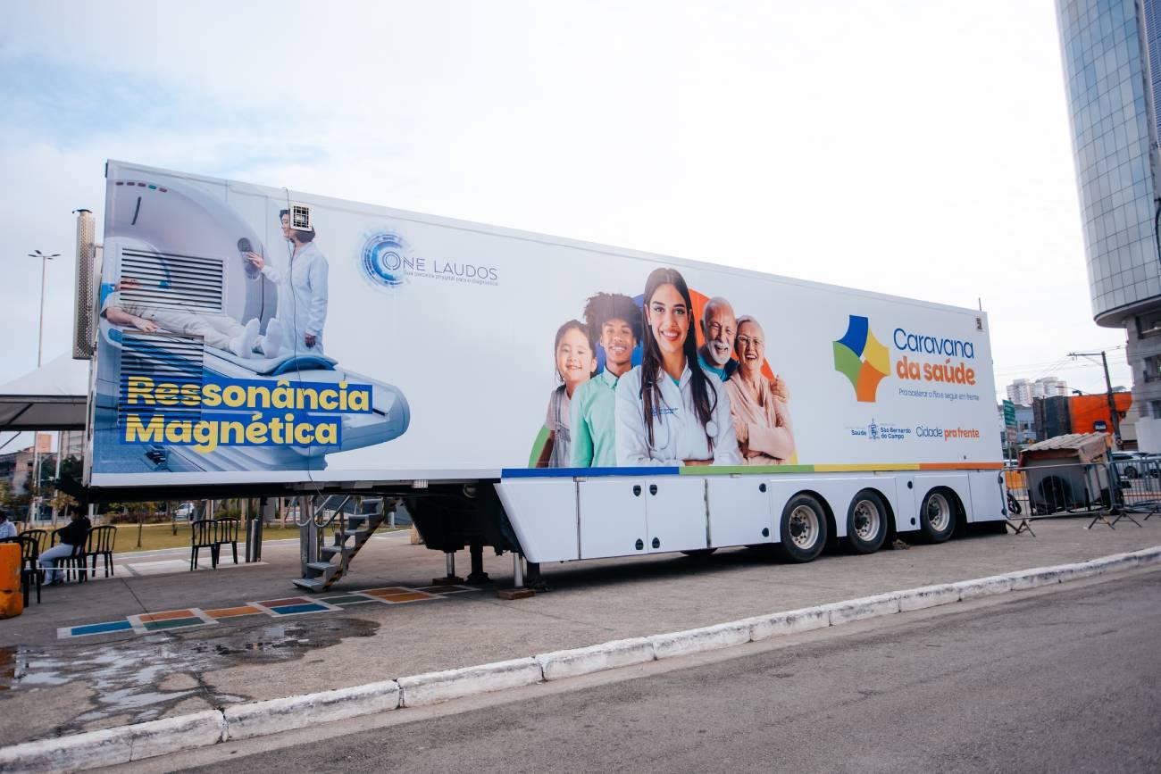 Carreta da Ressonância Magnética atinge marca de 1.000 exames em São Bernardo
