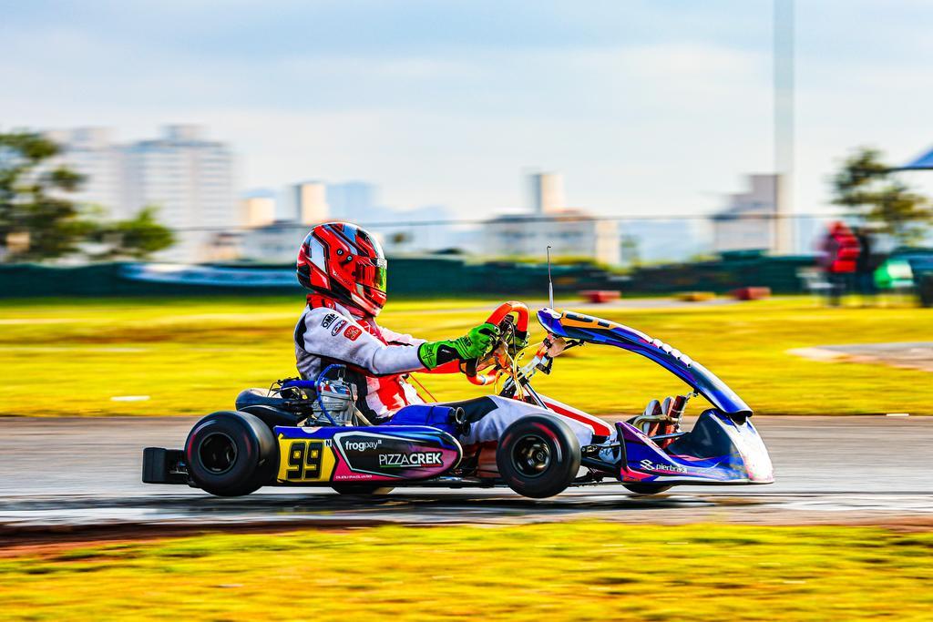 Dudu Pagliaro anuncia novos patrocinadores após conquistar dois pódios na 5ª etapa da Copa São Paulo Light de Kart