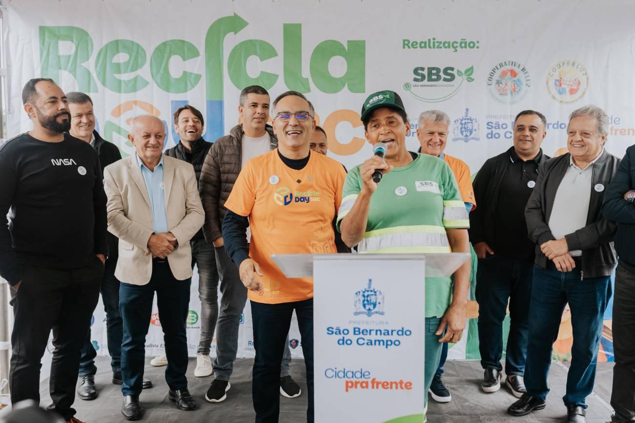 Em São Bernardo, 1ª edição do Recicla Day coleta 66 toneladas de resíduos
