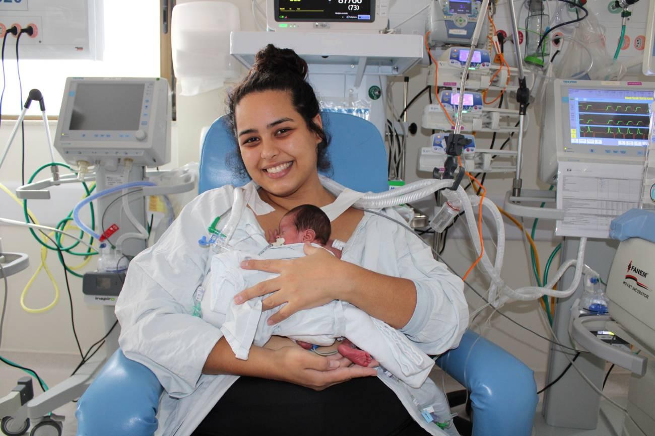 Método Canguru fortalece vínculo e melhora o prognóstico de recém-nascidos prematuros no Hospital da Mulher de São Bernardo