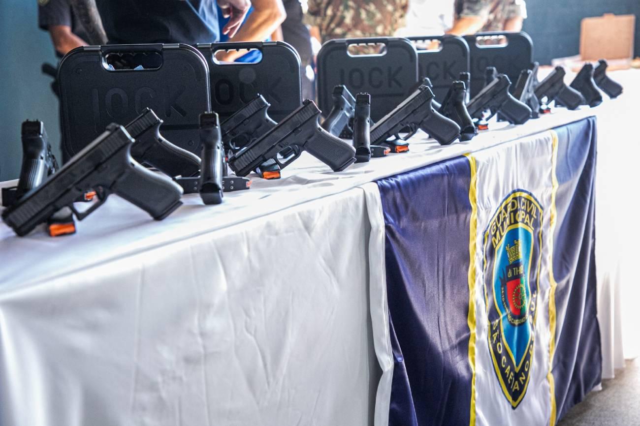 Prefeitura de São Caetano entrega novos armamentos para a GCM