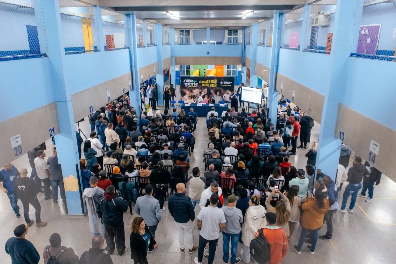 Primeiro dia do 'Voz da Gente' tem ampla participação no Alvarenga e reforça construção coletiva do futuro de São Bernardo