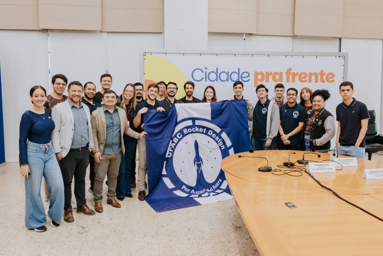Projeto de foguete premiado da UFABC será apresentado à rede municipal de São Bernardo
