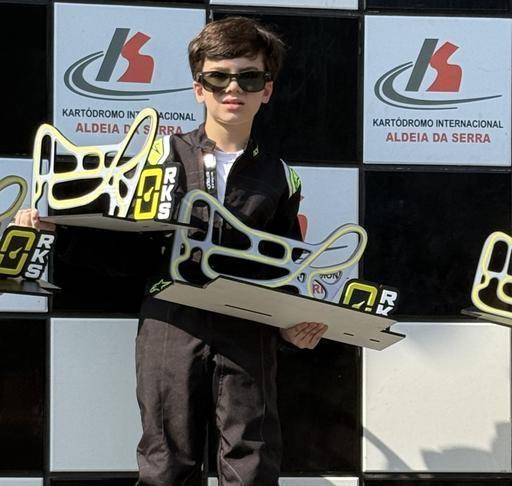 Ricardo Forte domina segunda etapa da Race Kart Sports e amplia liderança na categoria Mirim