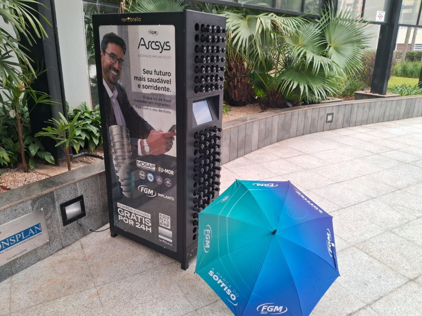 FGM oferece guarda-chuvas grátis em ação de bem-estar em SP, RJ e BH