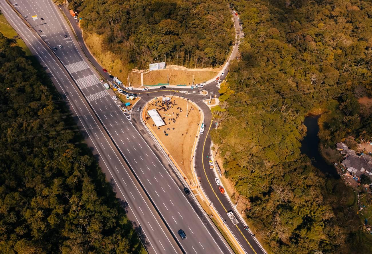 Inauguração de novo acesso viário no Km 31 da Via Anchieta fortalece mobilidade e turismo no Riacho Grande