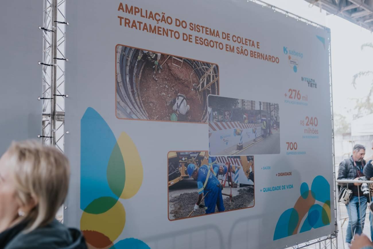 Integra Tietê, do Governo do Estado, completa primeiro mês em São Bernardo com foco na despoluição do Rio Tietê e melhorias no atendimento da coleta e tratamento de esgoto