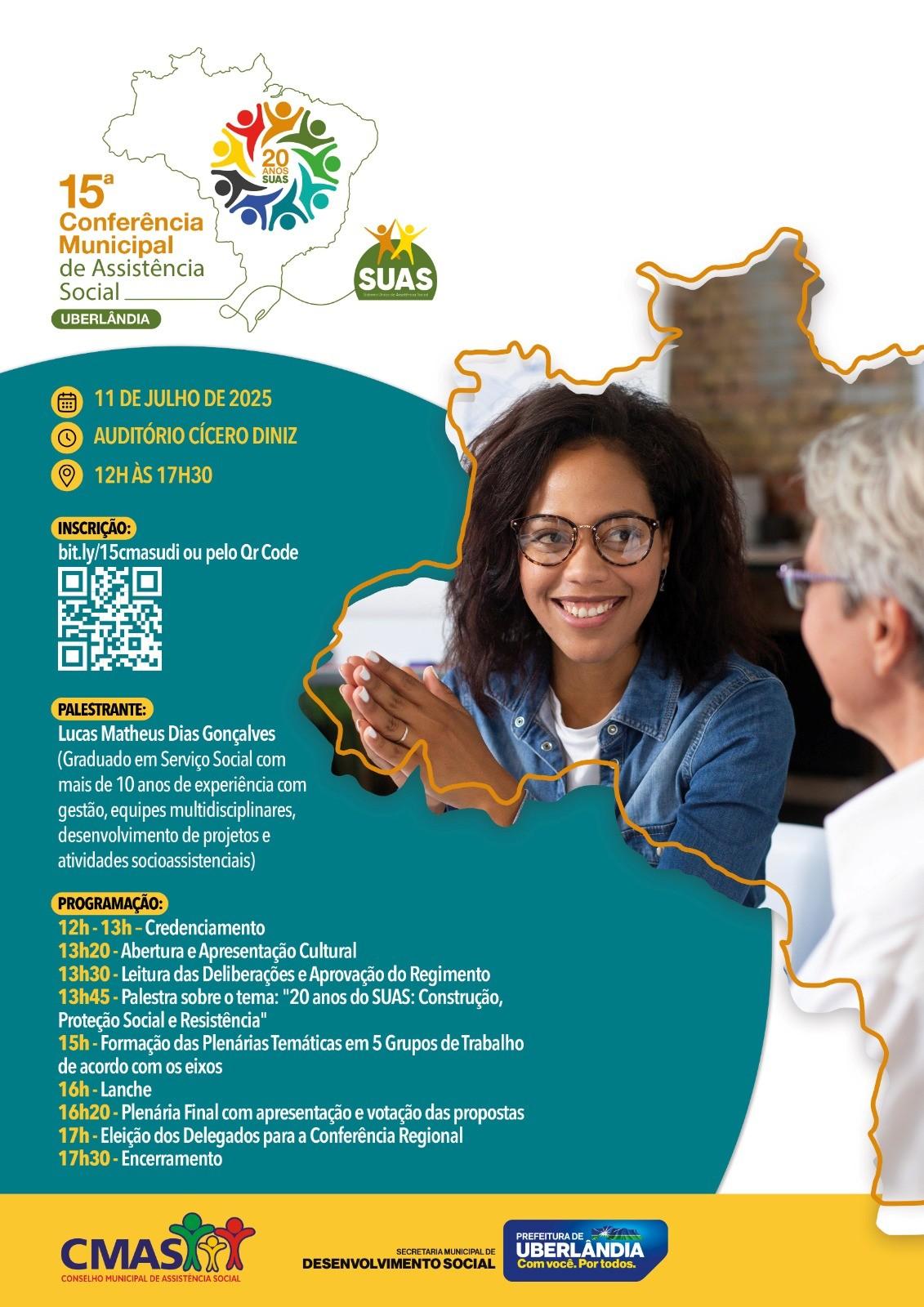 Prefeitura realiza 15ª Conferência Municipal de Assistência Social