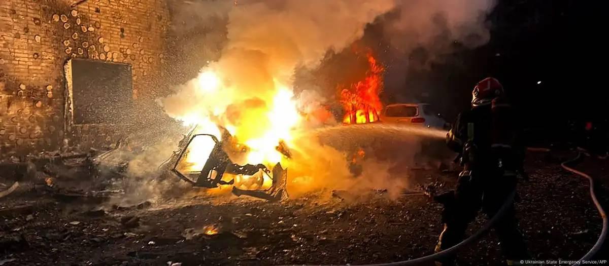 Rússia ataca Ucrânia com quase 600 drones