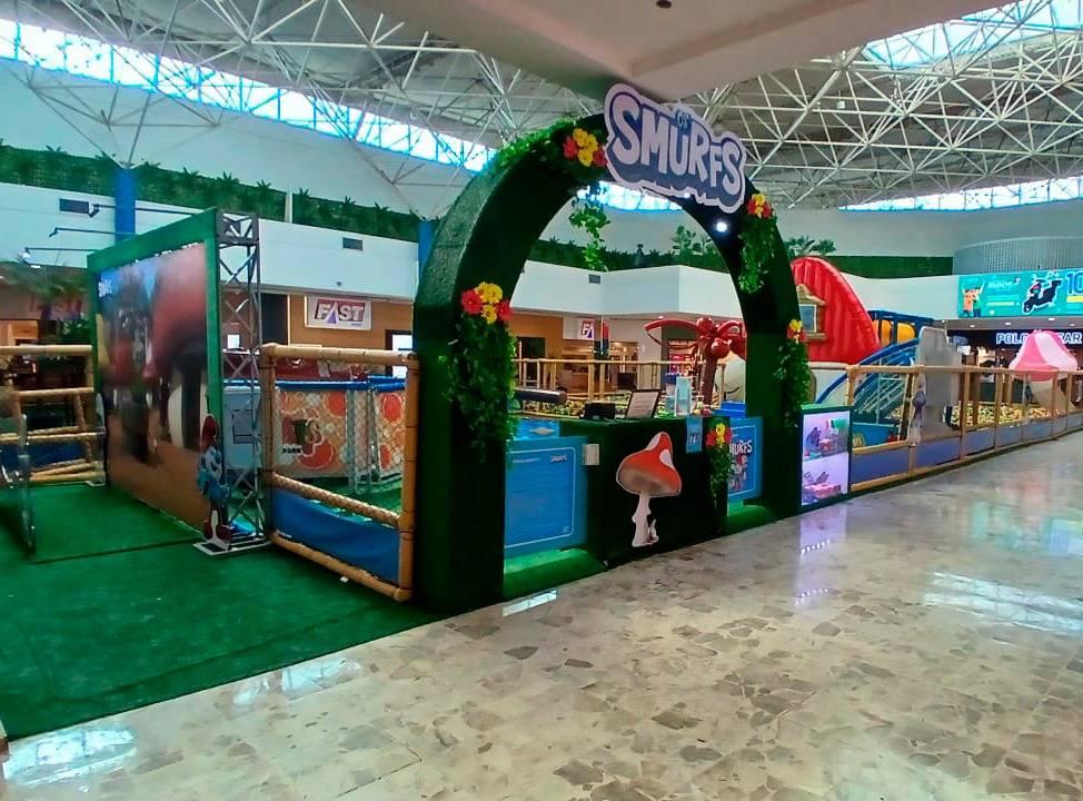 Shopping Interlagos estreia o Parque dos Smurfs para animar as férias escolares
