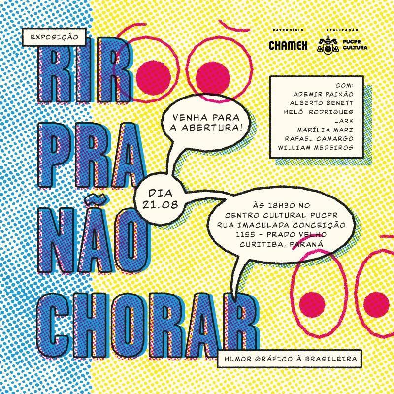 Exposição gratuita em Curitiba celebra o humor gráfico brasileiro