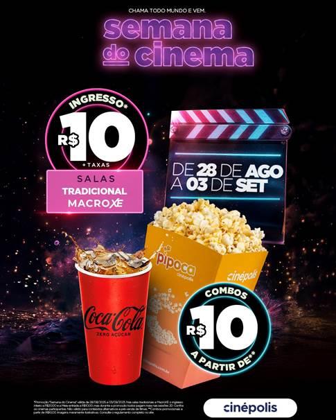 Ingressos a partir de R$10 no Cinépolis do São Bernardo Plaza Shopping