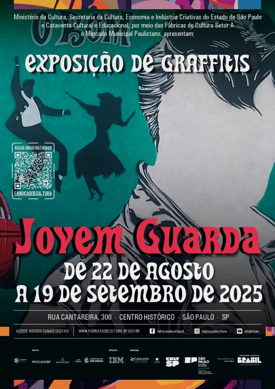 Mercadão recebe exposição que celebra 60 anos da Jovem Guarda