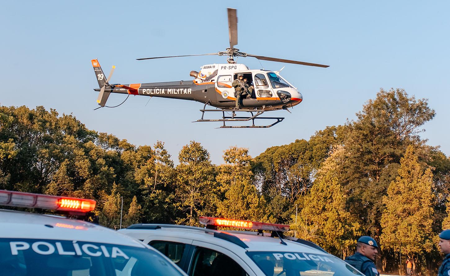 Operação Impacto mobiliza mais de 100 viaturas, 400 agentes e 'Águia' nas divisas entre São Bernardo e São Caetano