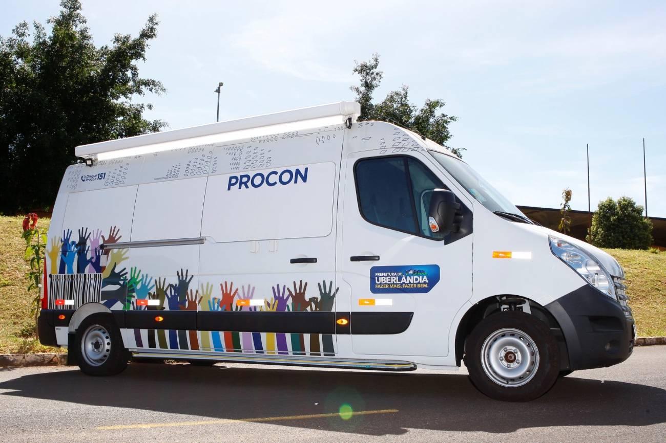 Procon Móvel estará nas regiões Central, Sul, Oeste e Leste de Uberlândia em agosto