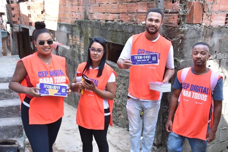 Santo André leva 1.250 CEPs Digitais ao Jardim Santa Cristina