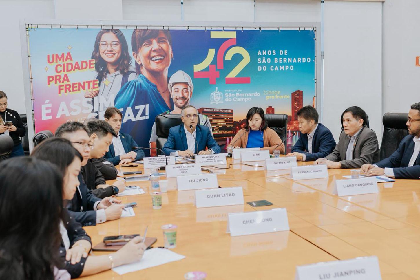 São Bernardo abre portas para o futuro com recepção à comitiva empresarial de Foshan, na China