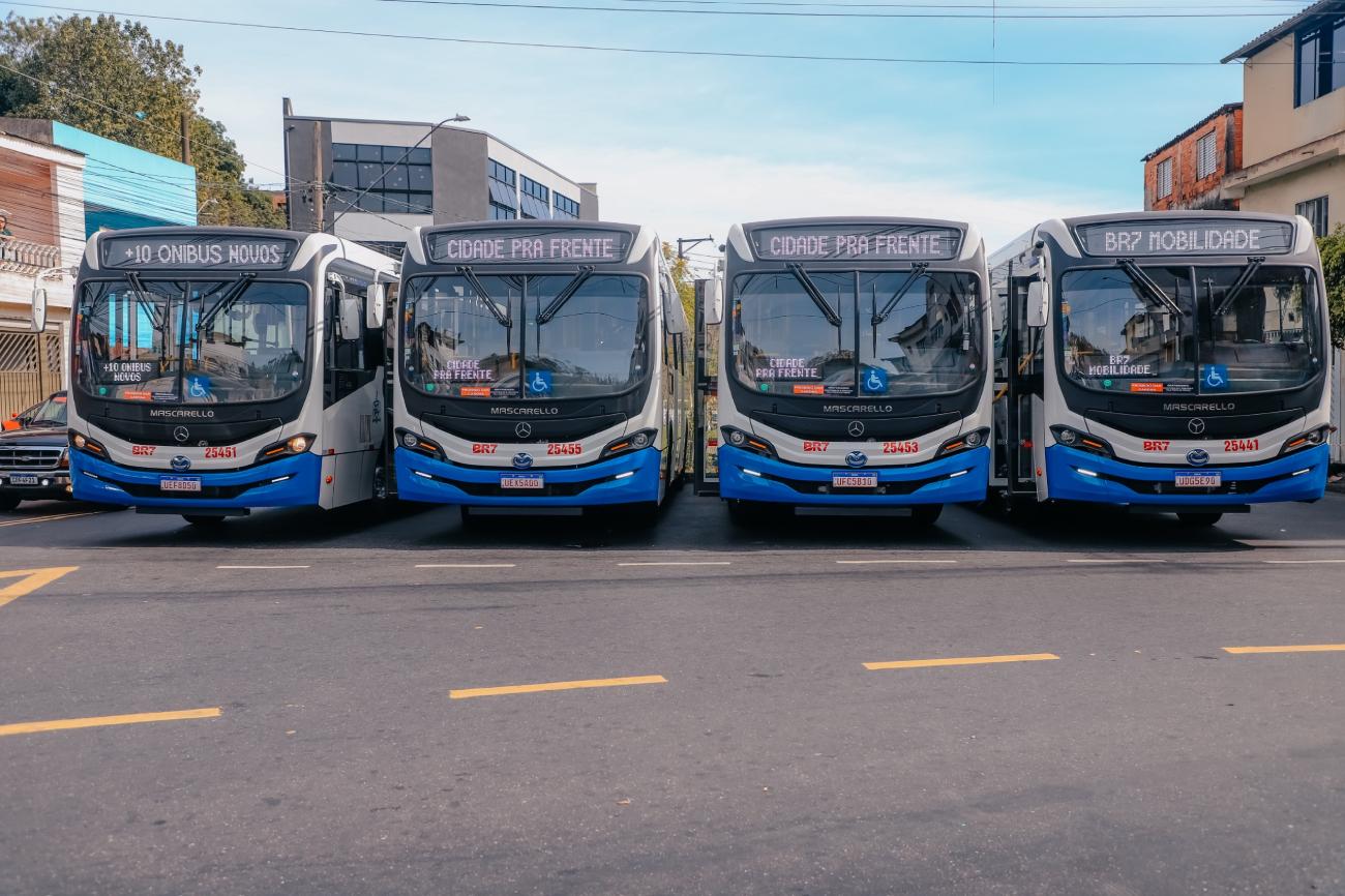 Com a entrega de 10 novos veículos na Vila São Pedro, São Bernardo chega à marca de 75 ônibus incorporados em 2025