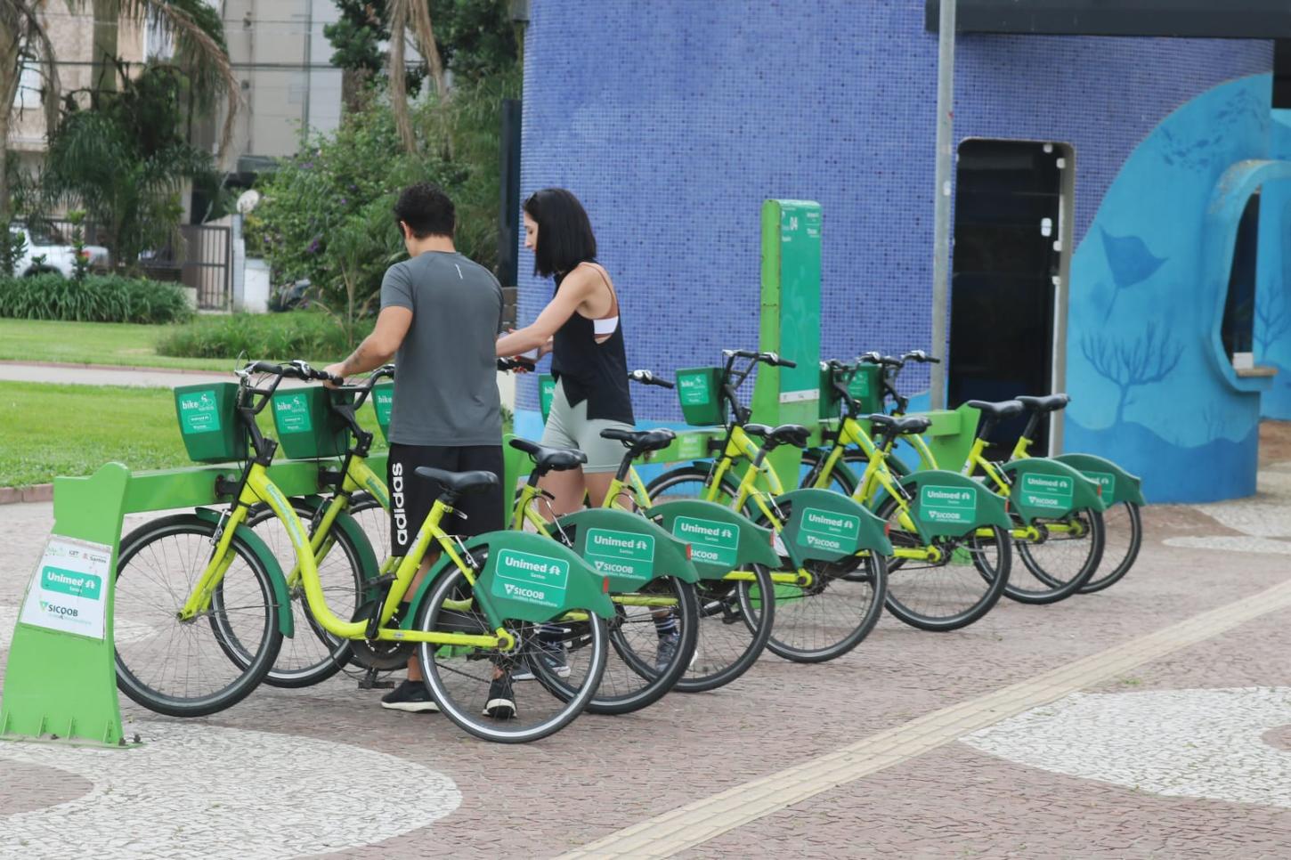 Dia Mundial sem Carro: bicicletas compartilhadas de Santos terão gratuidade no dia 22