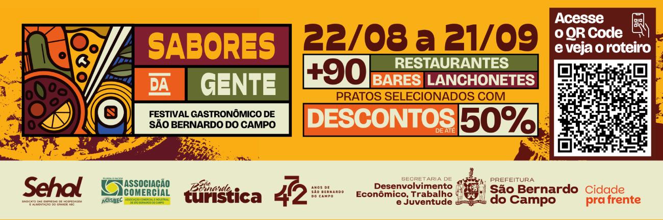 Em São Bernardo, Festival Gastronômico entra na última semana com mais de 3 mil cupons utilizados