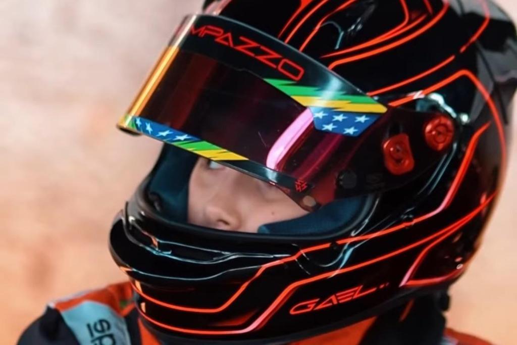 Gael Rampazzo comemora pódio na sétima etapa da Copa São Paulo KGV na Mini Max