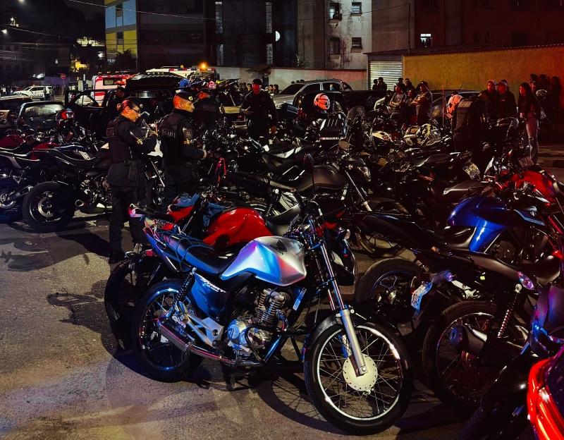GCM de Santo André e Polícia Militar apreendem 37 motocicletas no Jardim Santo André